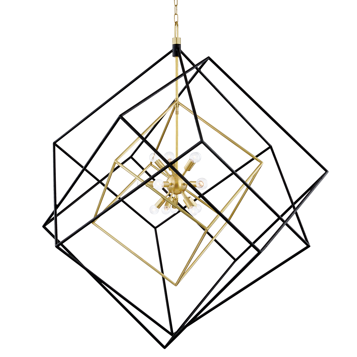 Roundout Chandelier 42" in aged brass β a Hudson Valley chandelier for dining rooms, entries, and living rooms at Laurie Yapp Home.