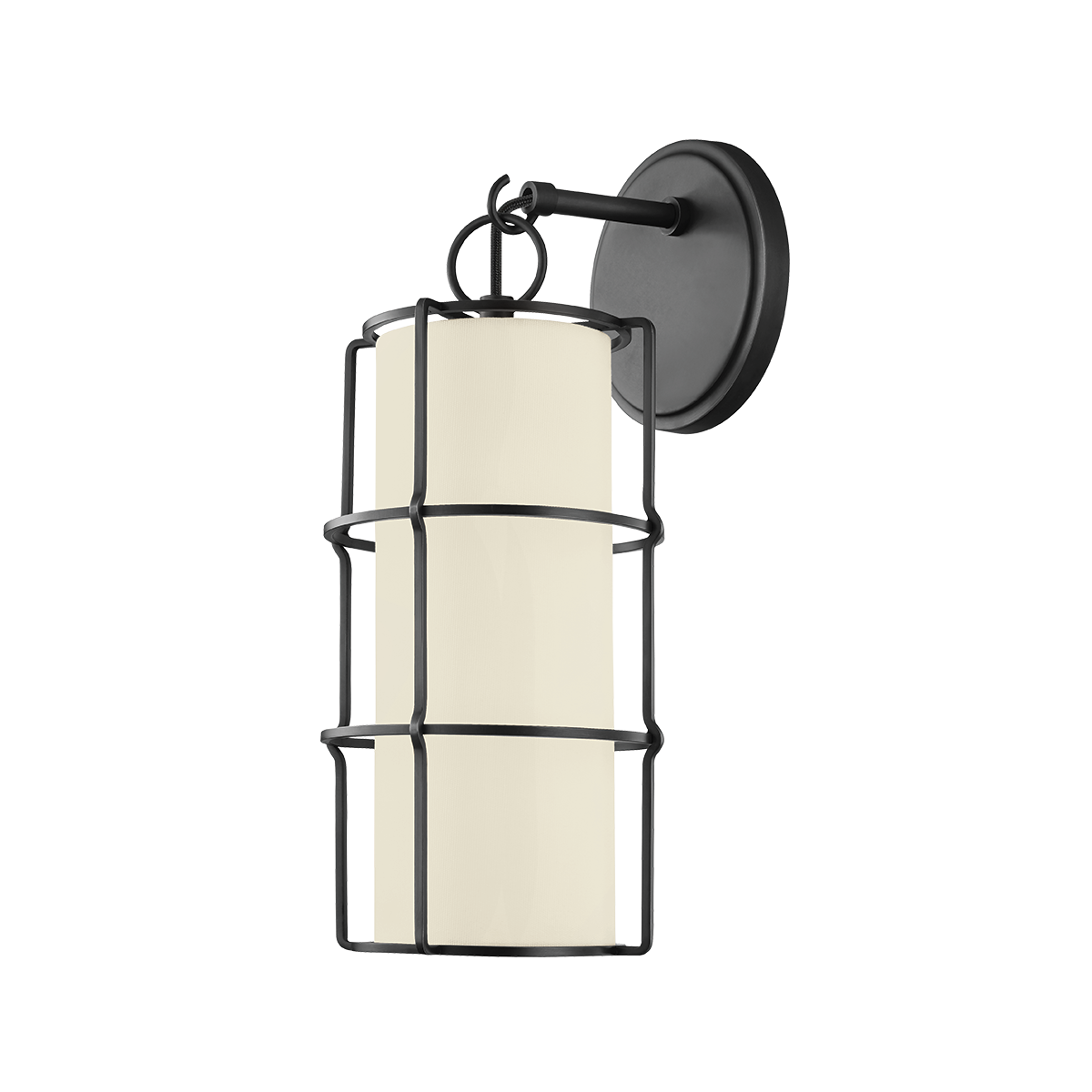 Sovereign Wall Sconce in bronze shown from a second angle to highlight the arm curve and shade silhouette.