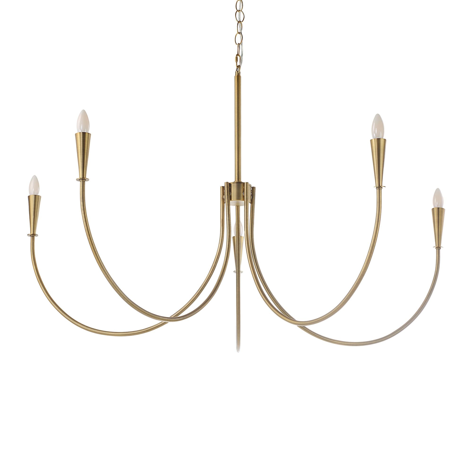 Luzon — a Renwil chandelier for dining rooms, entries, and living rooms at Laurie Yapp Home.