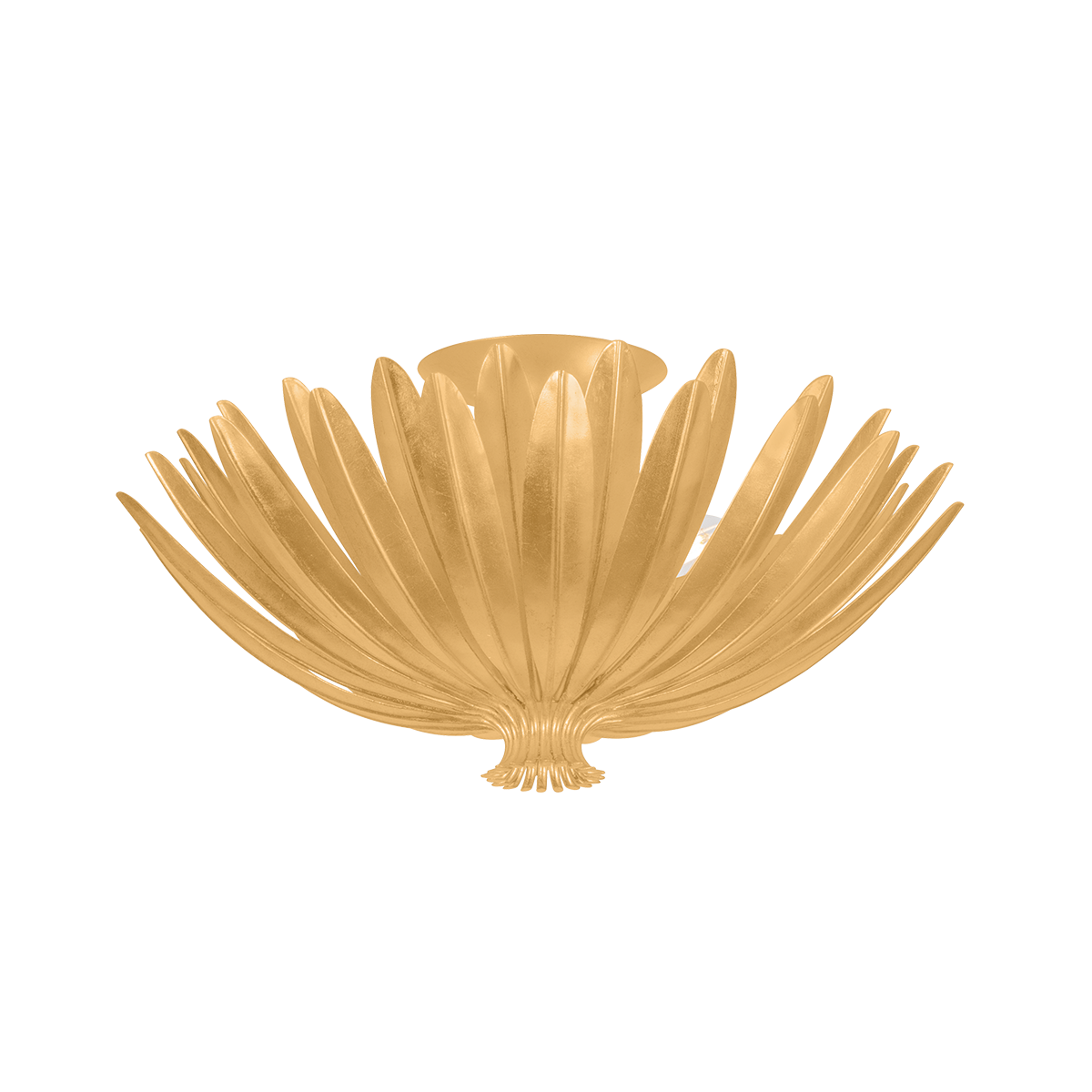 Whitfield Semi Flush shown from a second angle to highlight the shade profile and mounting canopy.