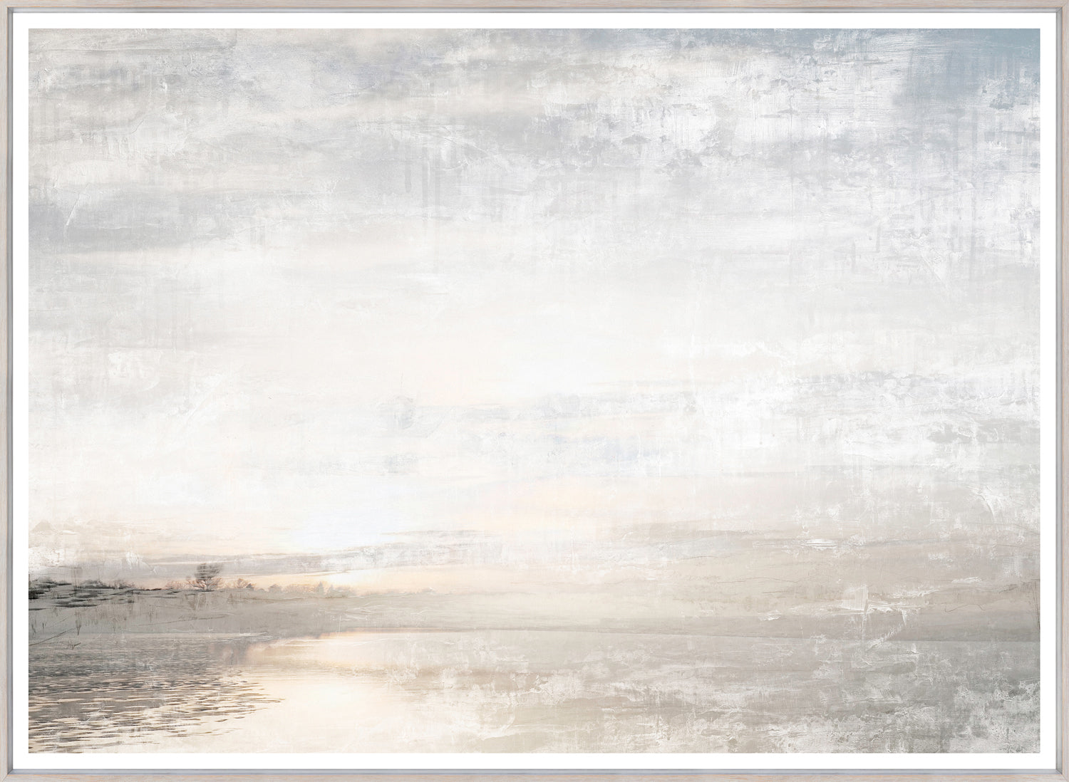 Aurora on the Lake I β nature and landscape fine art print shown from another angle