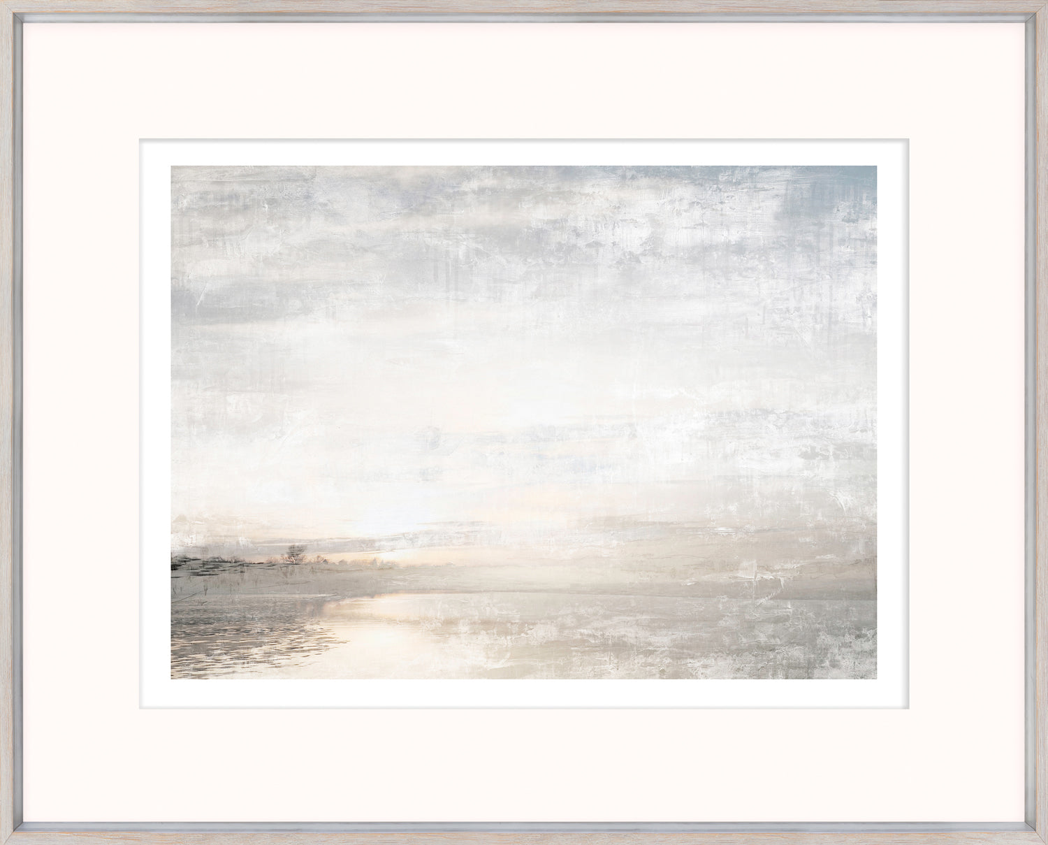 Aurora on the Lake I β nature and landscape fine art print shown from another angle