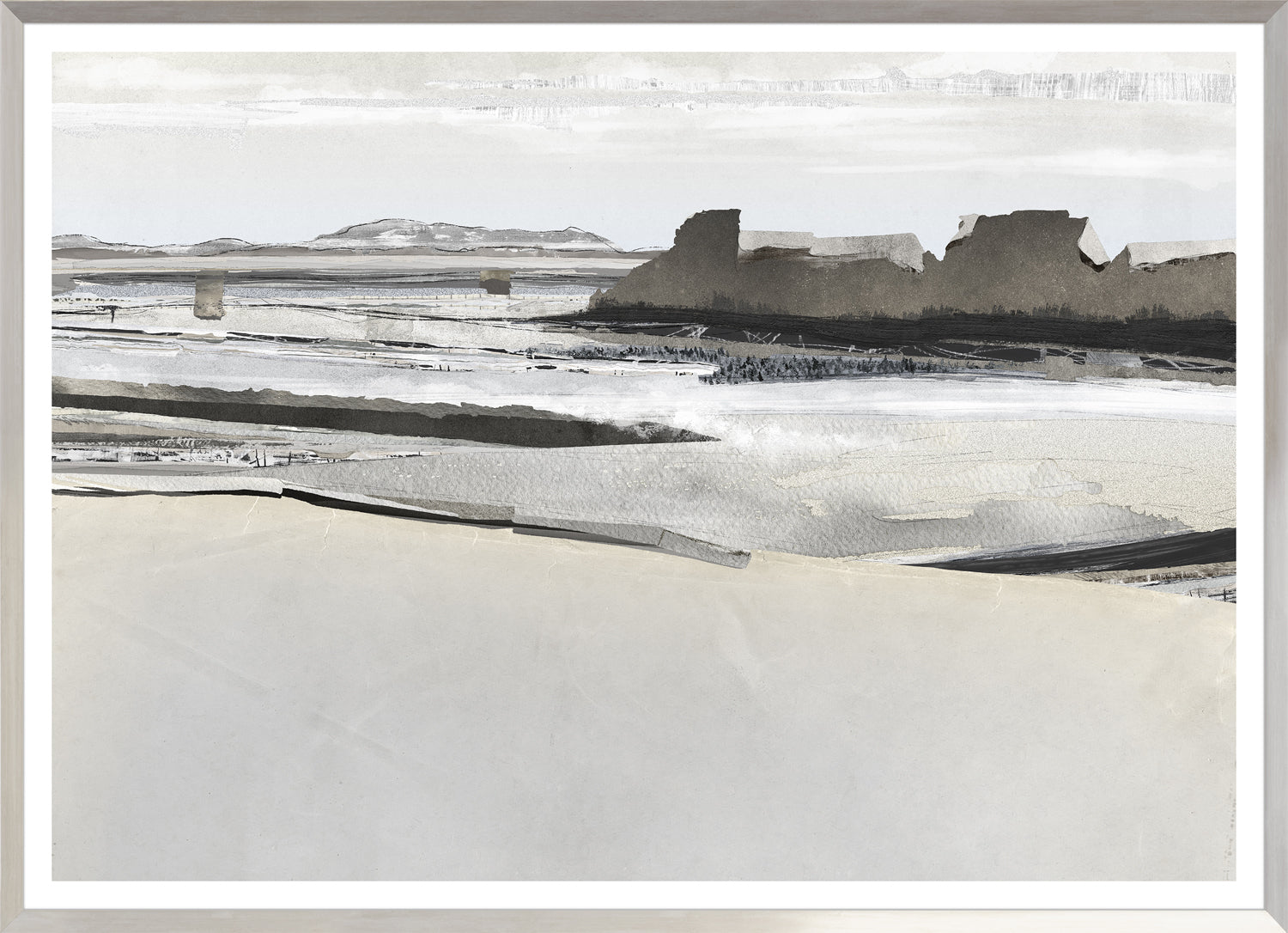 Decoupage Horizon I β nature and landscape fine art print shown from another angle