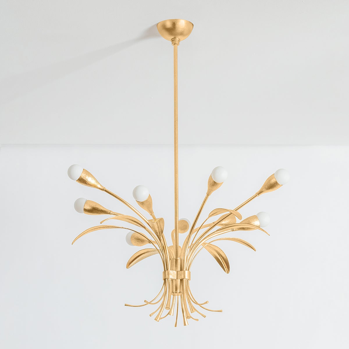 Bilston Chandelier 28" shown from a second angle to highlight the frame, arms, and shade detail.