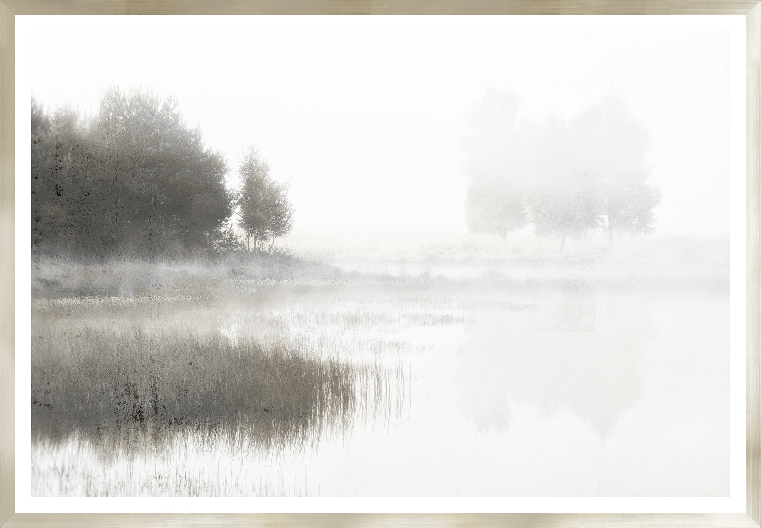 Taupe Aspect Iii framed art print