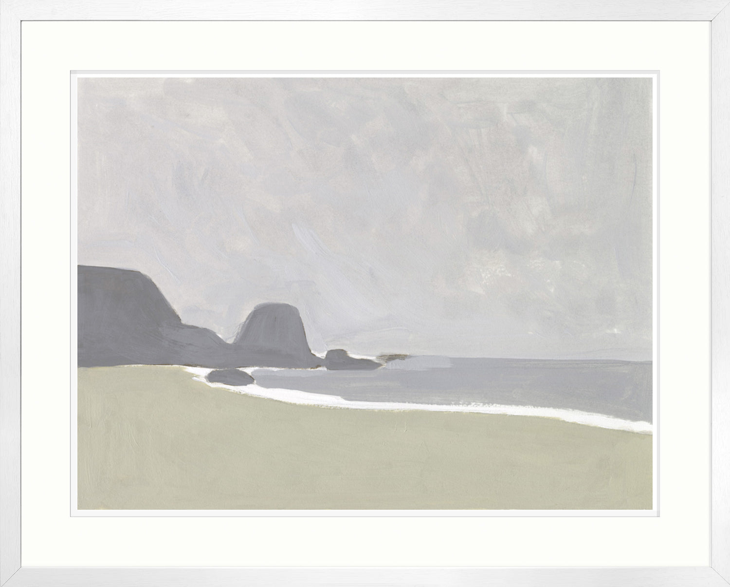 Coastal Planes III β nature and landscape fine art print in neutral tones at Laurie Yapp Home