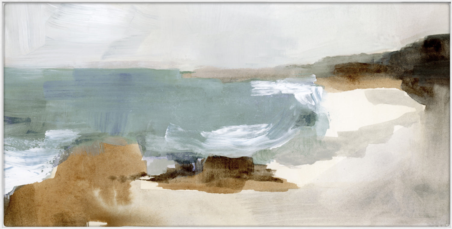 Ocean Sigh IV β nature and landscape fine art print in cool tones at Laurie Yapp Home