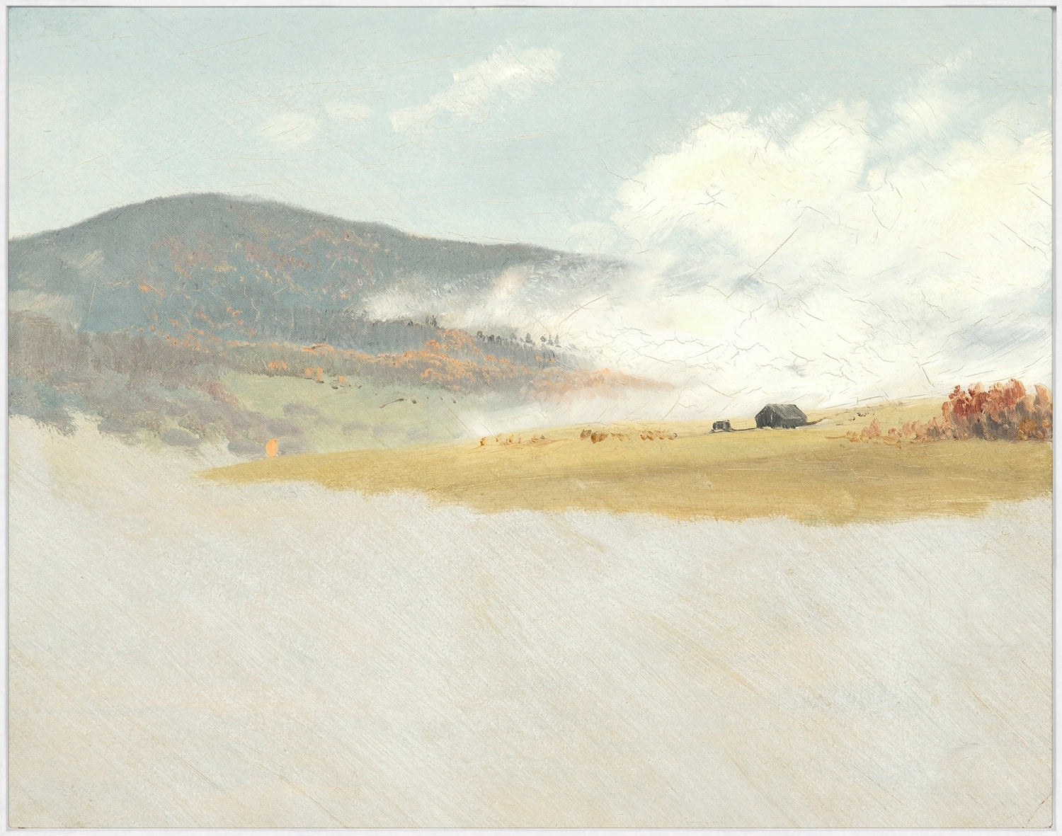 Hilly Landscape C. 1865-75 β nature and landscape fine art print in warm tones at Laurie Yapp Home