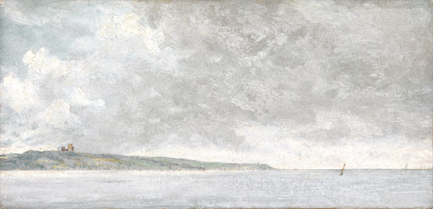 Coastal Scene with Cliffs C. 1814 β nature and landscape fine art print shown from another angle