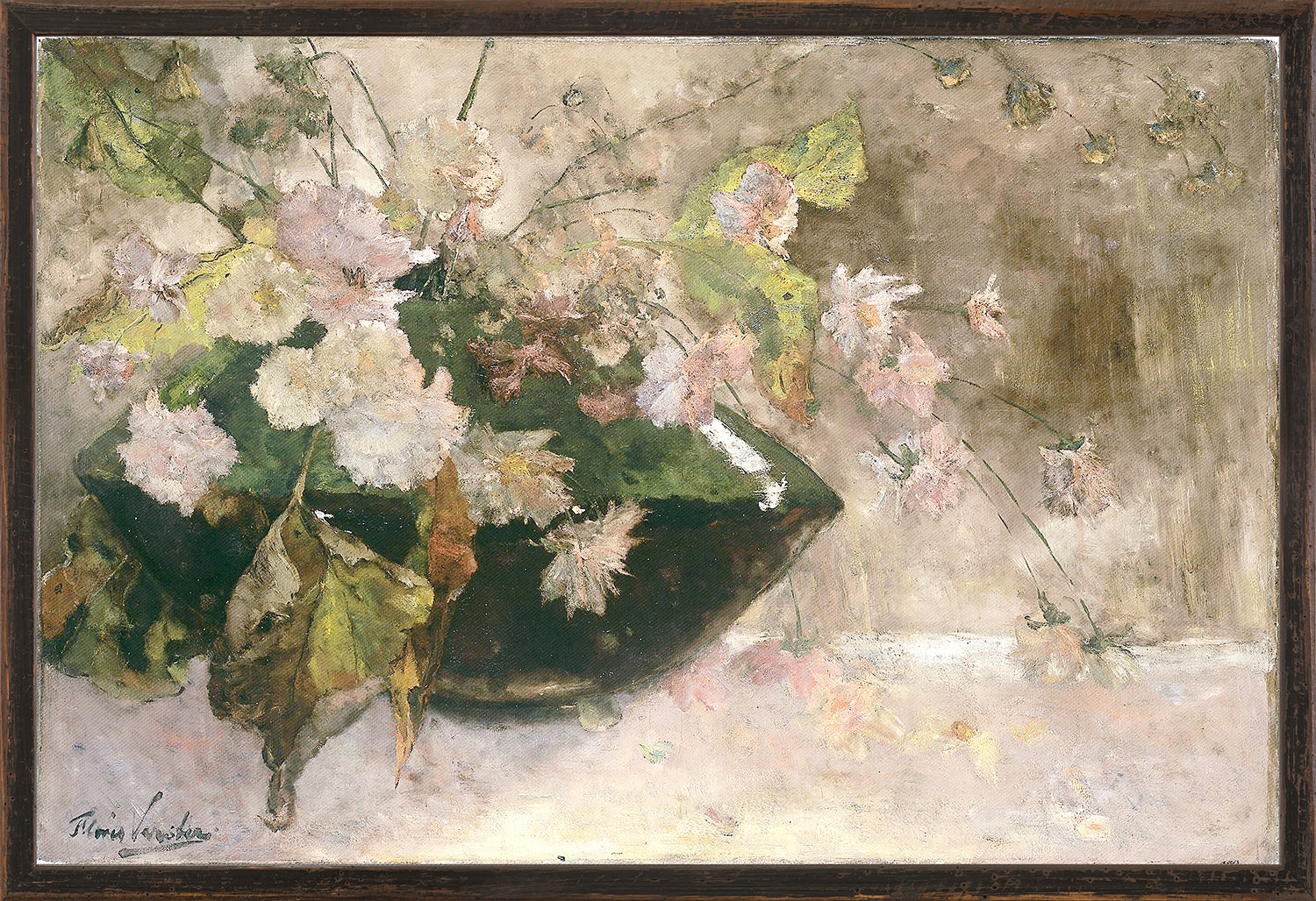 Collection 23 Still Life With Peonies C 1889 framed art print