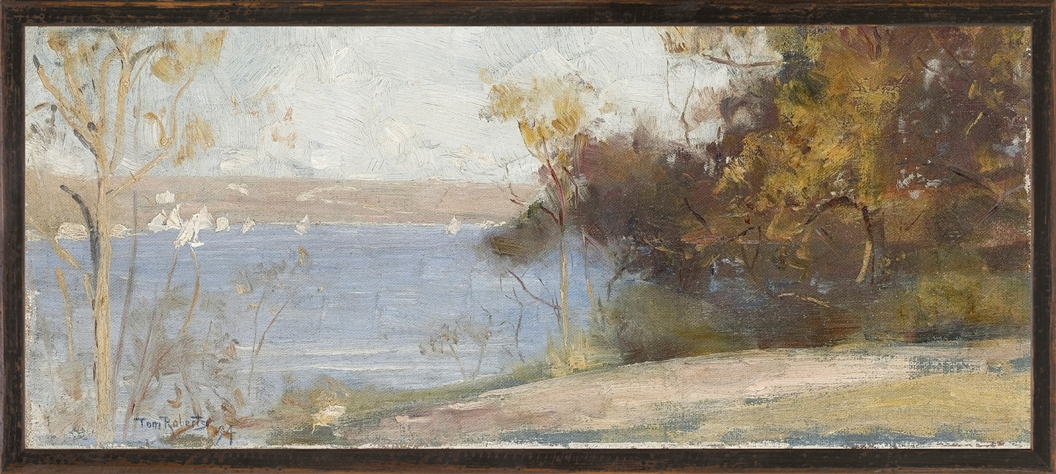 Northern Collection Lake View C 1894 framed art print