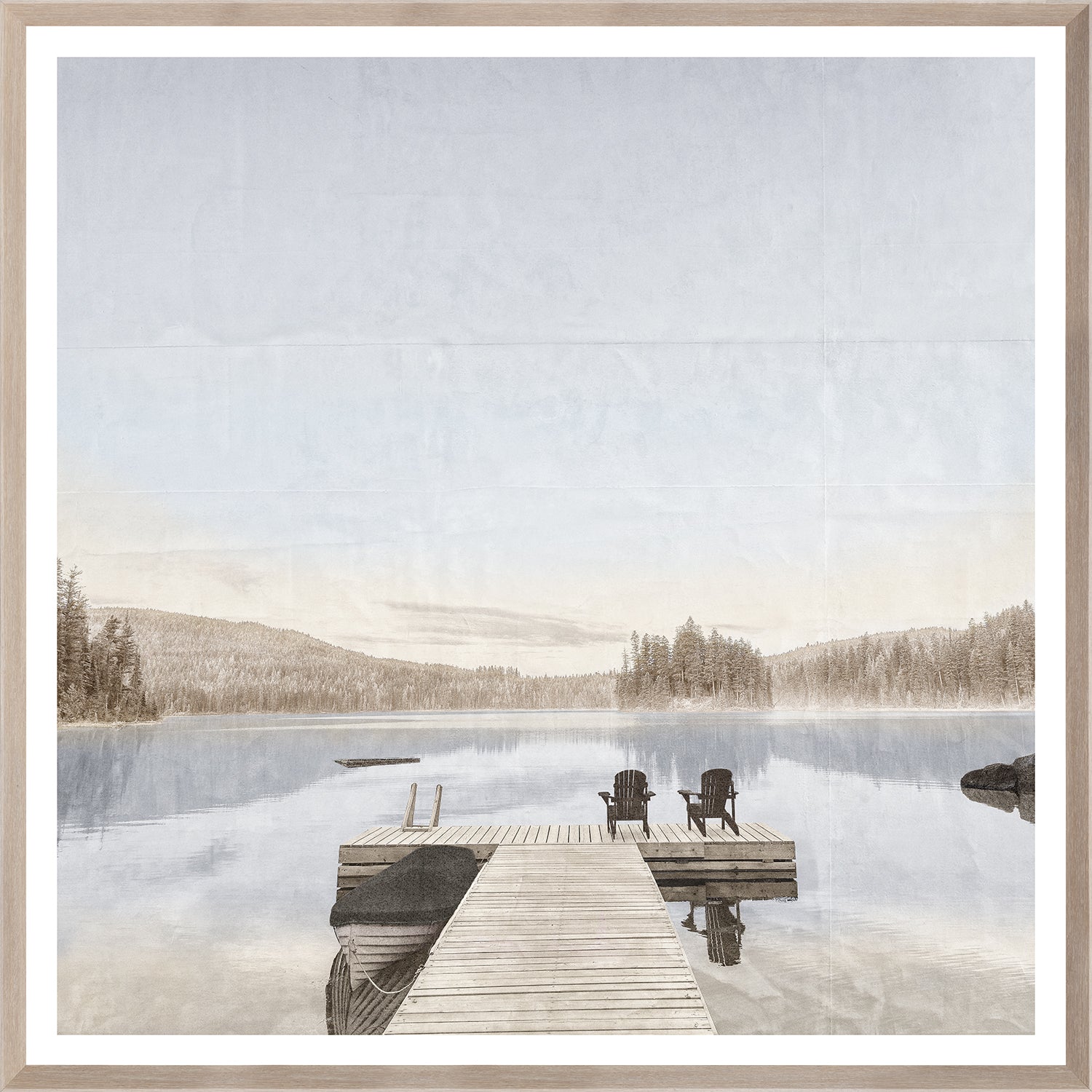 Idyllic Lake framed art print