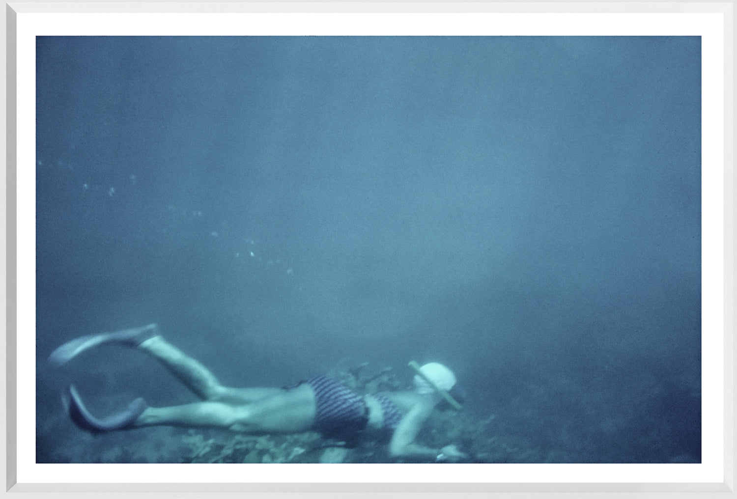 Toni Frissell Antigua Underwater C 1961 framed art print