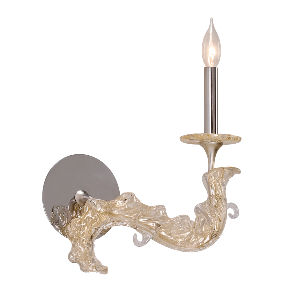 Cielo Wall Sconce 12.5" x 14.75" (221-12) β a Corbett wall sconce for bathrooms, hallways, and living rooms at Laurie Yapp Home.