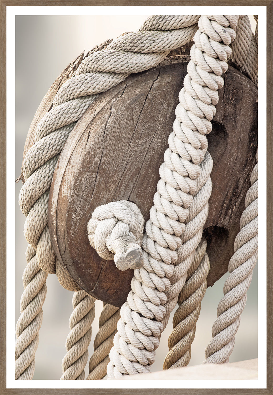 Sailing Details III β fine art print in neutral tones at Laurie Yapp Home