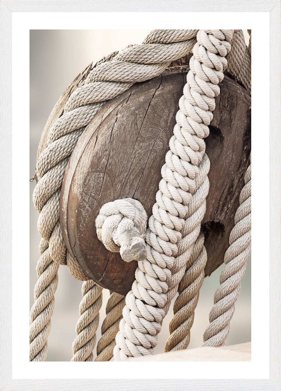 Sailing Details III β fine art print shown from another angle