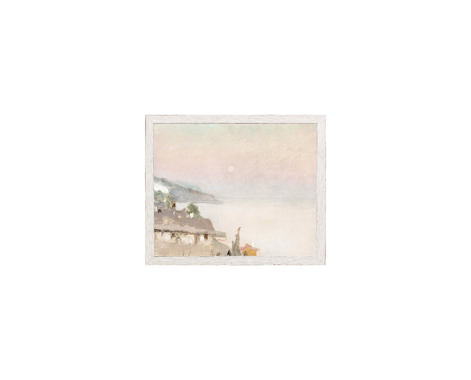 Raw Canvas Series – Moonlit — nature and landscape fine art print shown from another angle
