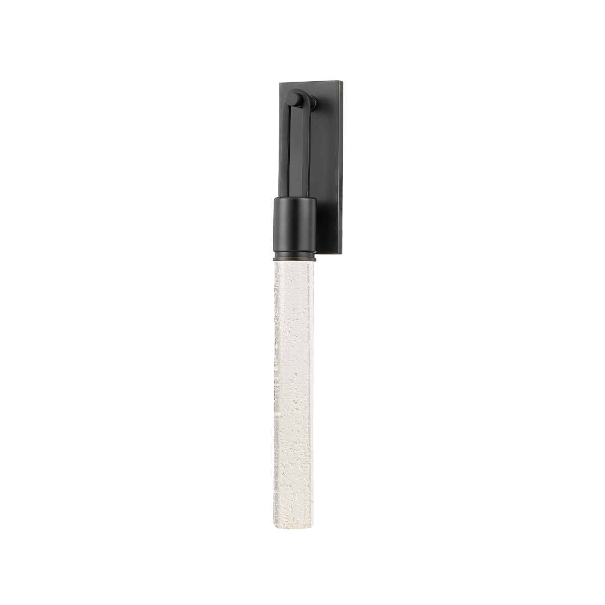 Raynham Wall Sconce in dark bronze shown from a second angle to highlight the arm curve and shade silhouette.