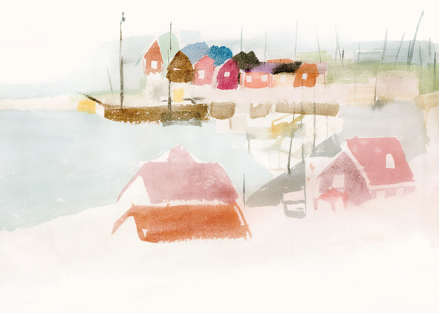 Marina View IV wall art