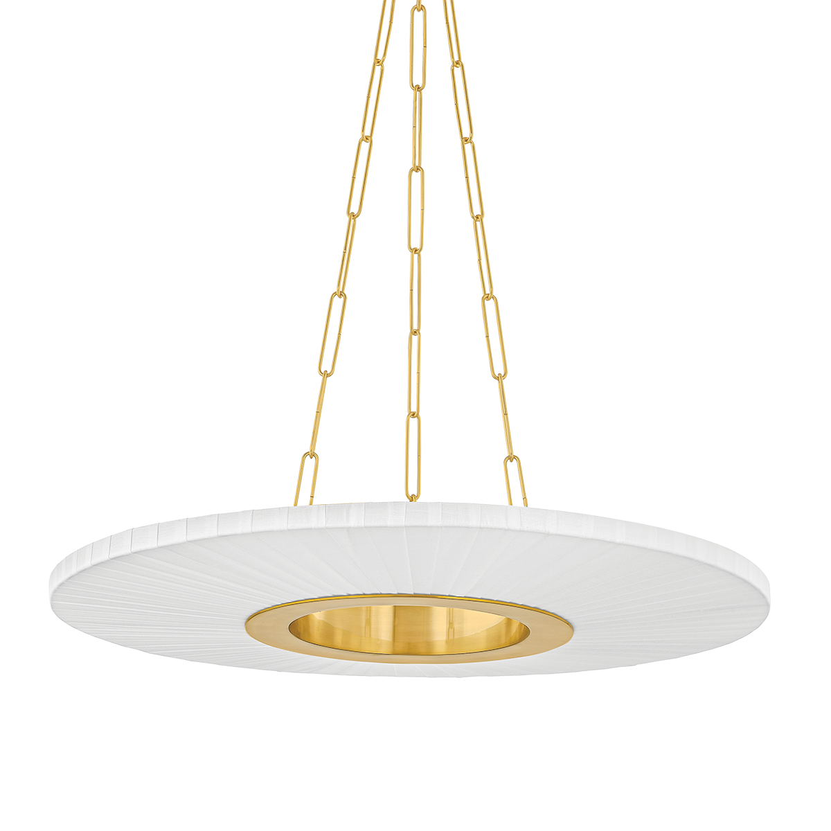 Prattsburgh Chandelier 30" in aged brass β a Hudson Valley chandelier for dining rooms, entries, and living rooms at Laurie Yapp Home.