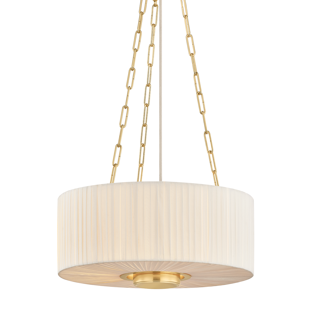 Camby Pendant in aged brass — a Hudson Valley pendant for kitchens, entries, and dining rooms at Laurie Yapp Home.