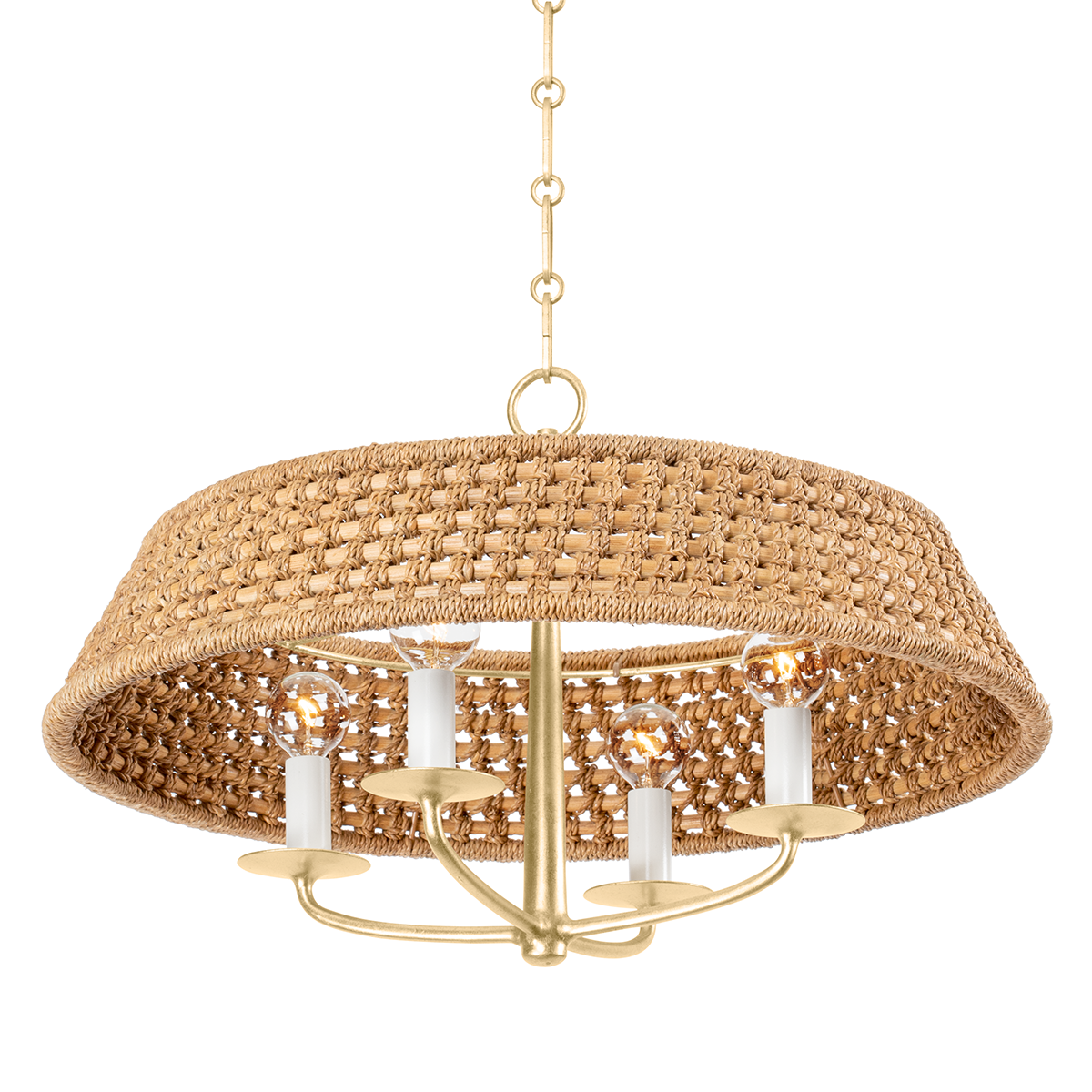Bradley Chandelier 22" β a Hudson Valley chandelier for dining rooms, entries, and living rooms at Laurie Yapp Home.