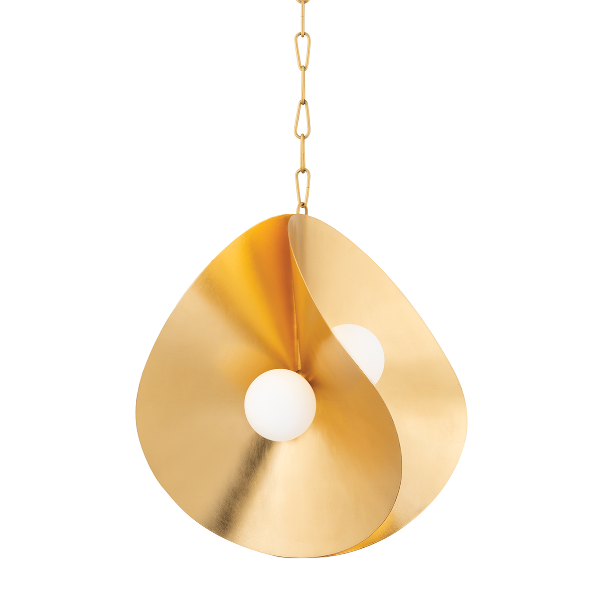 Peony Pendant 23.5" — a Corbett pendant for kitchens, entries, and dining rooms at Laurie Yapp Home.