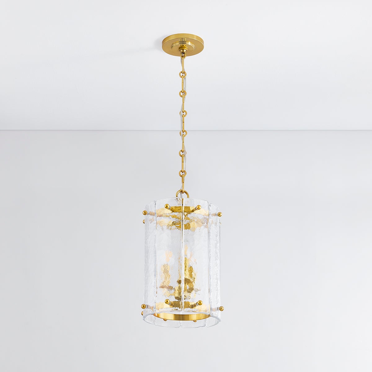 Rio Lantern 10.25" shown from a second angle to highlight the frame and glass panel detail.