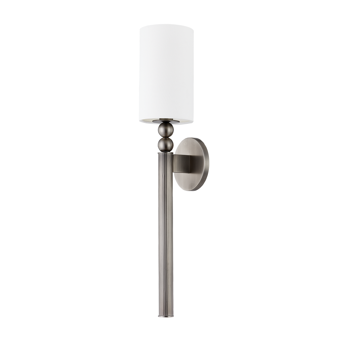 Lakeport Wall Sconce shown from a second angle to highlight the arm curve and shade silhouette.