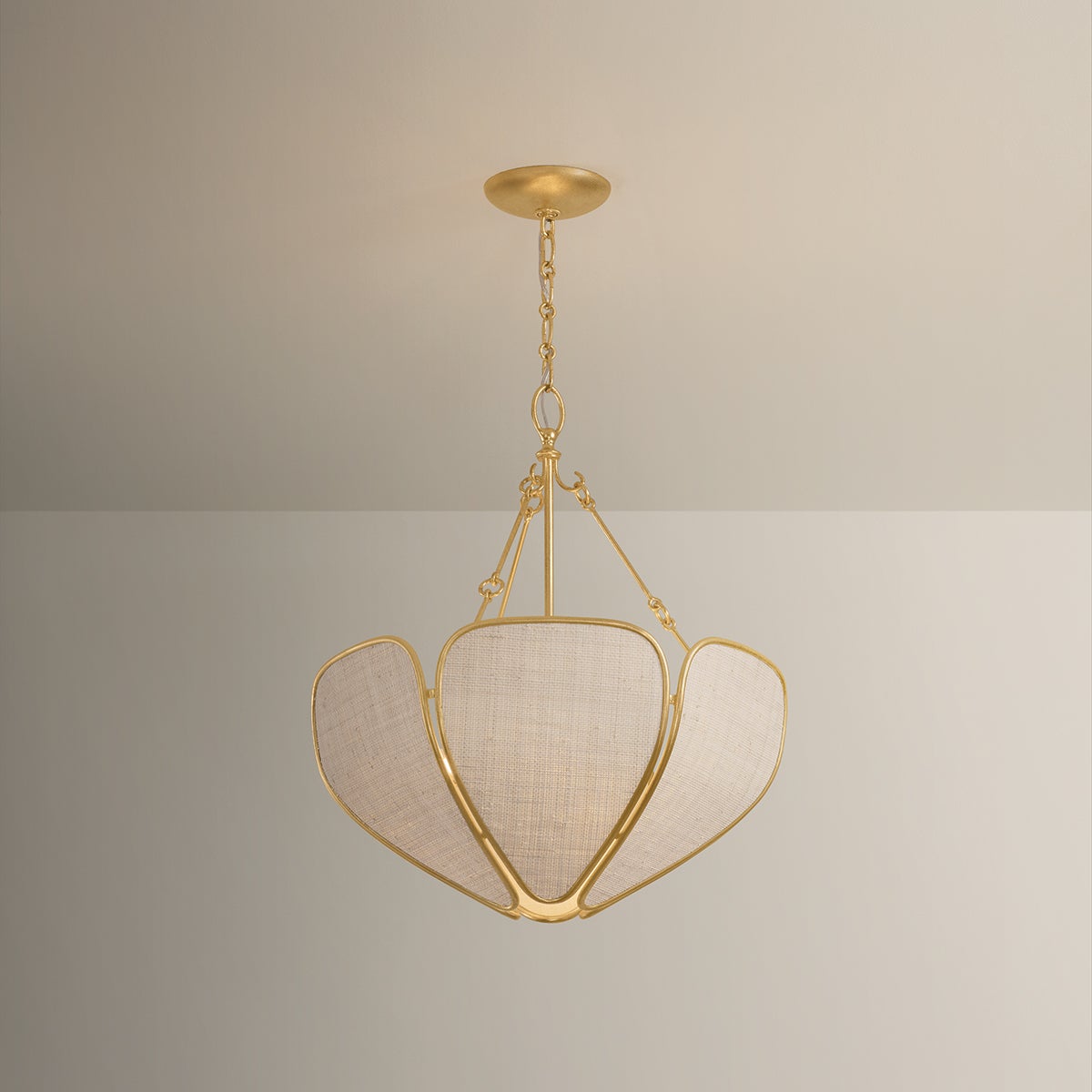 Bayville Pendant 20" shown from a second angle to highlight the shade shape and metal detail.