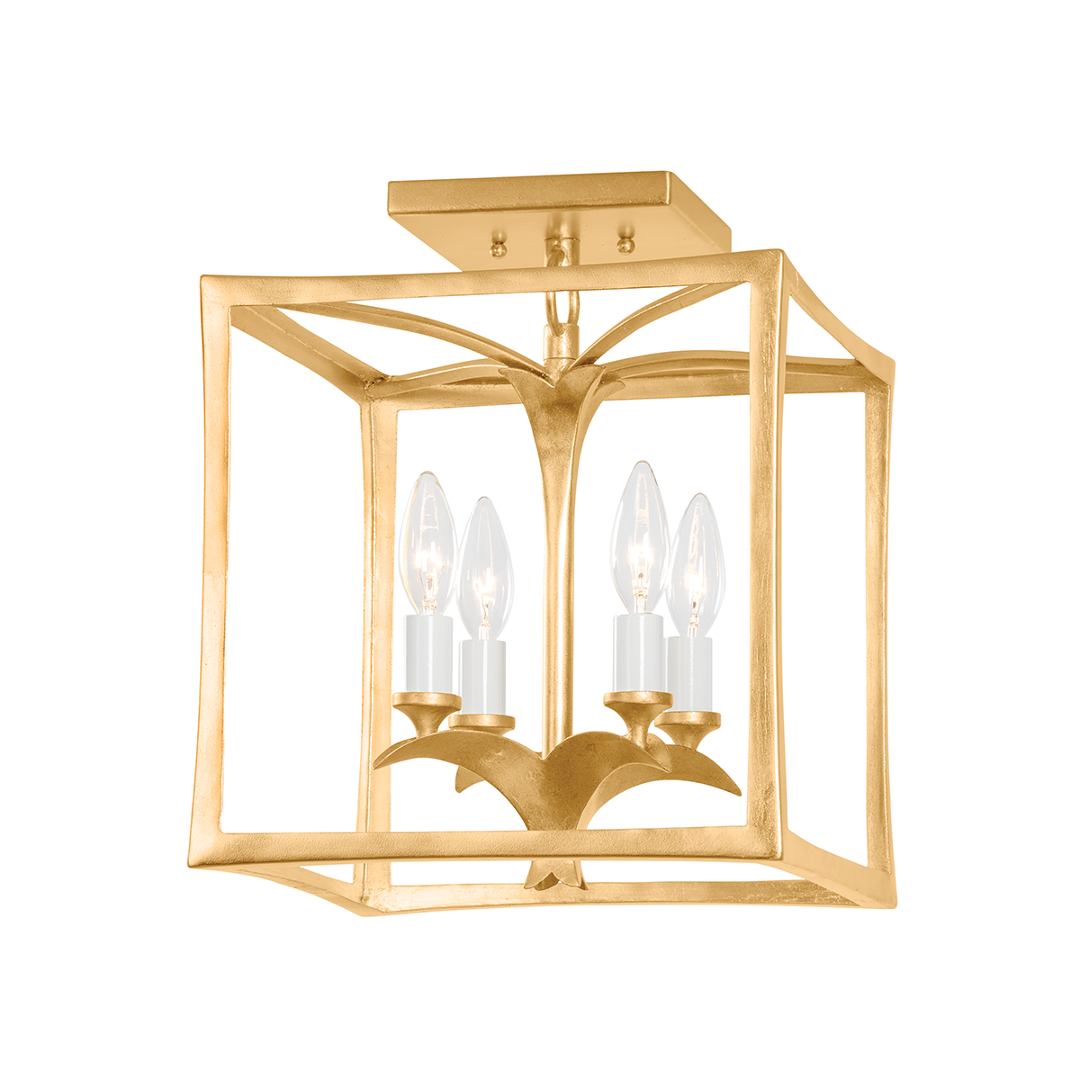 Bergamo Flush Mount — a Corbett flush mount for hallways, bedrooms, and entryways at Laurie Yapp Home.