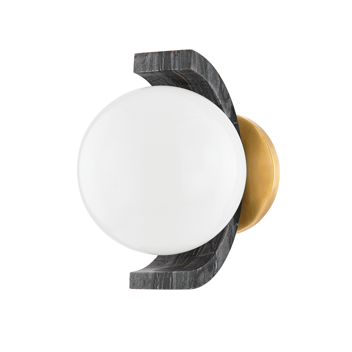 Zurich Wall Sconce — a Corbett wall sconce for bathrooms, hallways, and living rooms at Laurie Yapp Home.