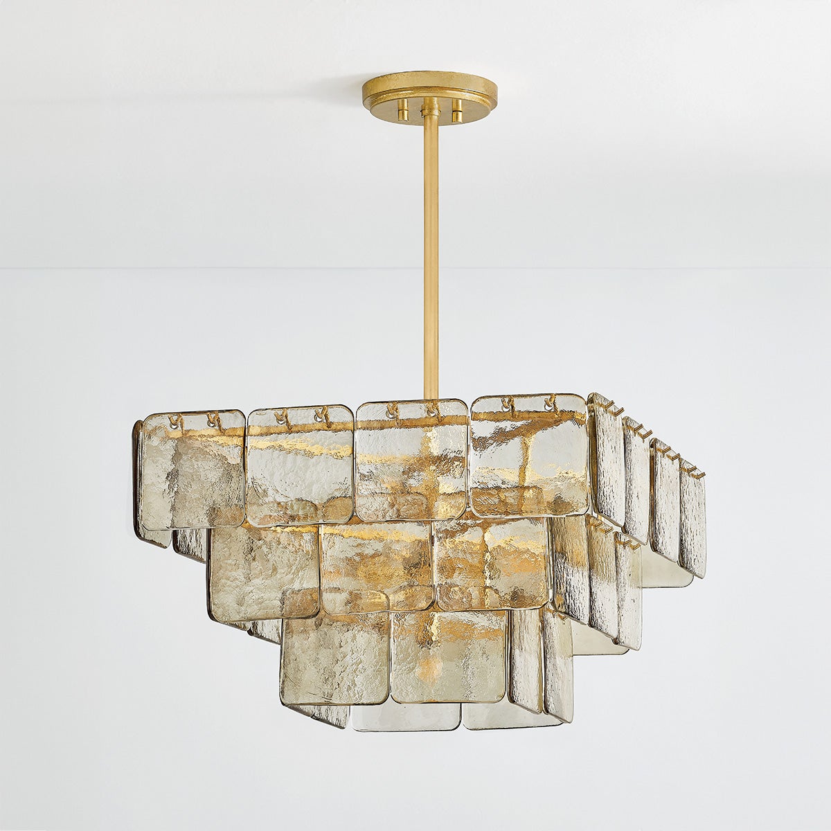 Regal Chandelier 24.5" shown from a second angle to highlight the frame, arms, and shade detail.