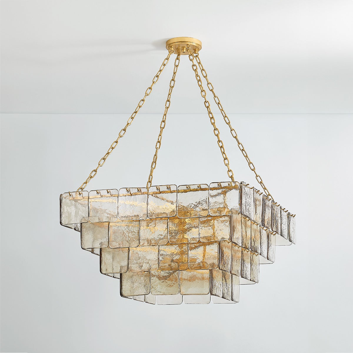 Regal Chandelier 36" shown from a second angle to highlight the frame, arms, and shade detail.