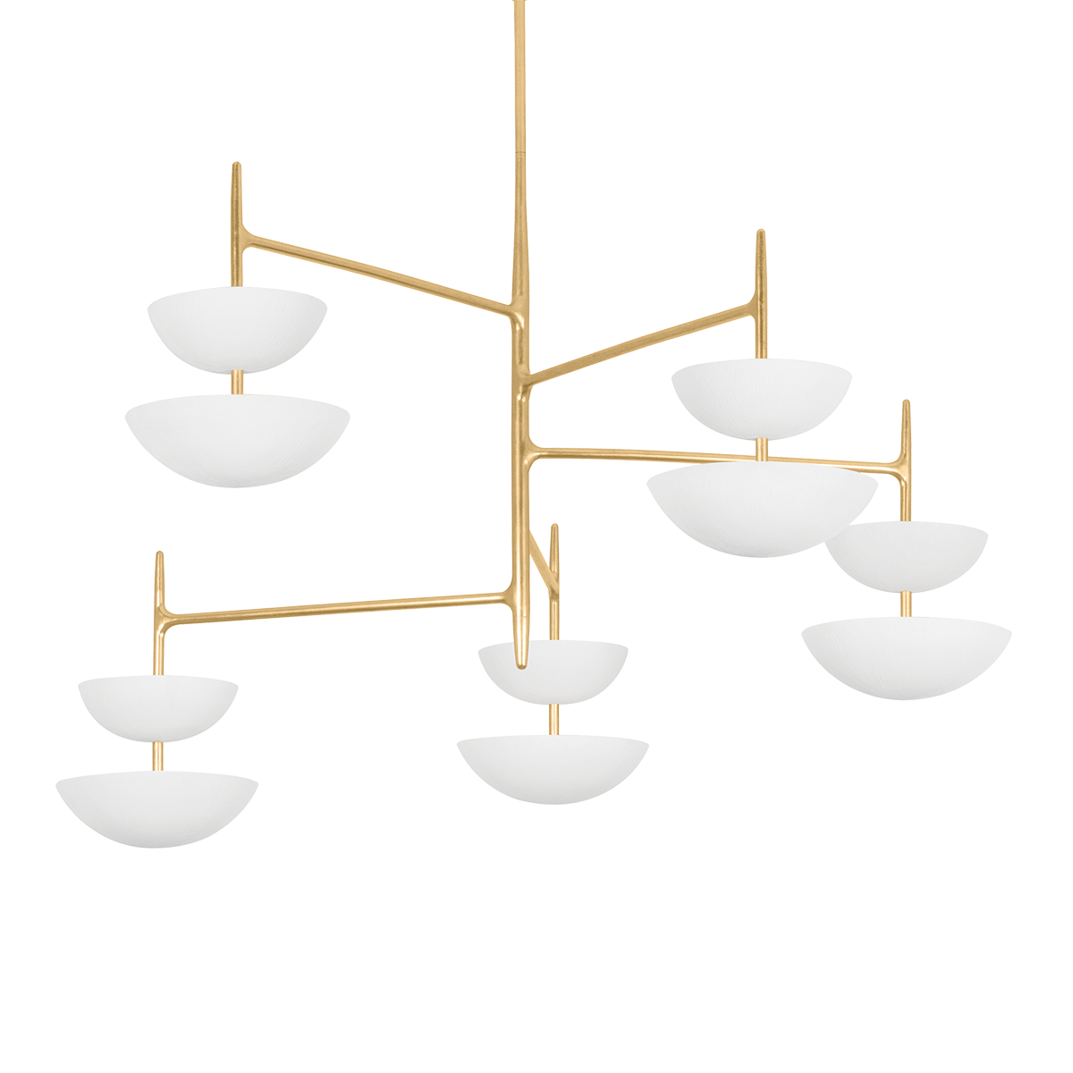 Evander Chandelier 55" — a Corbett chandelier for dining rooms, entries, and living rooms at Laurie Yapp Home.