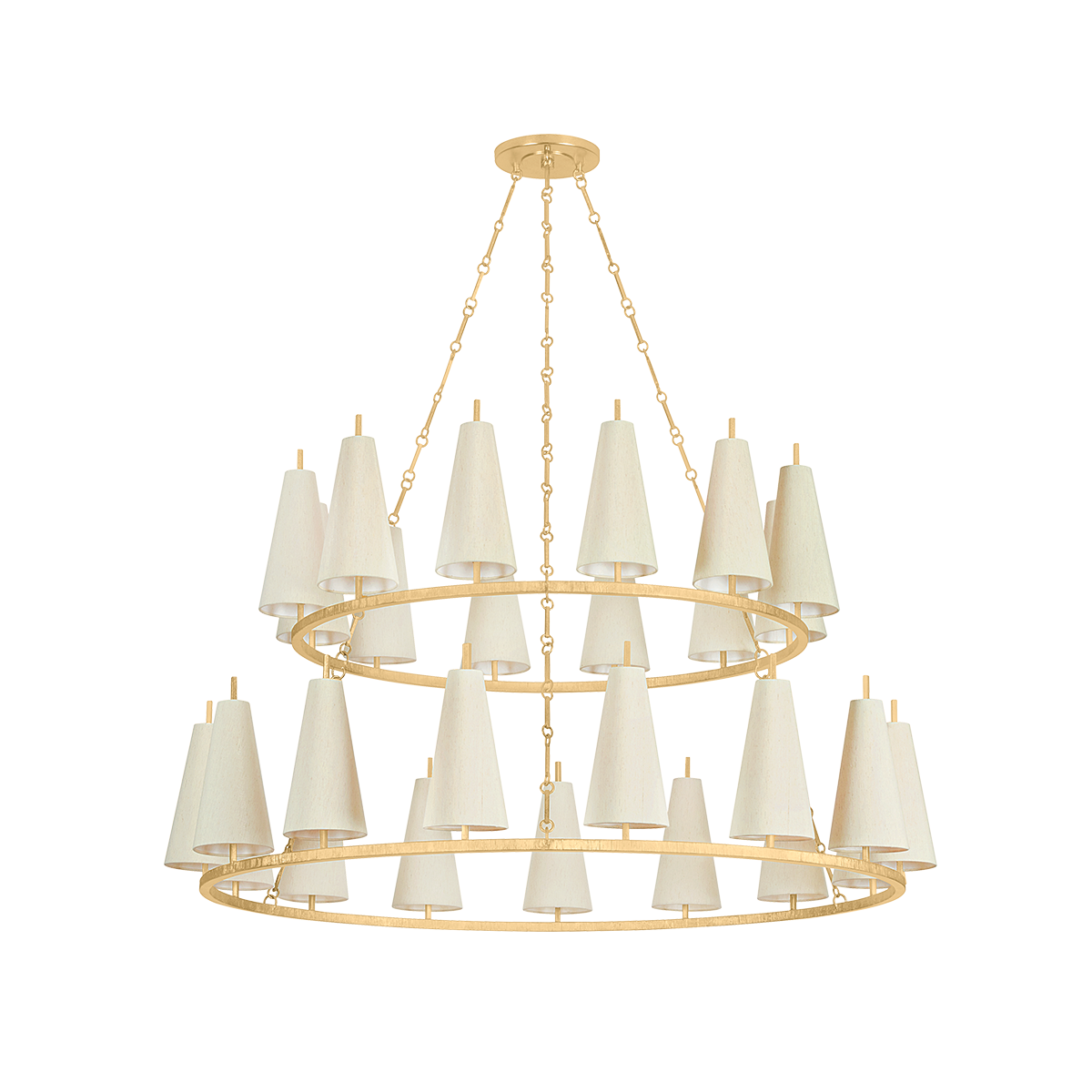 Tirana Chandelier 54.75" x 31" β a Corbett chandelier for dining rooms, entries, and living rooms at Laurie Yapp Home.