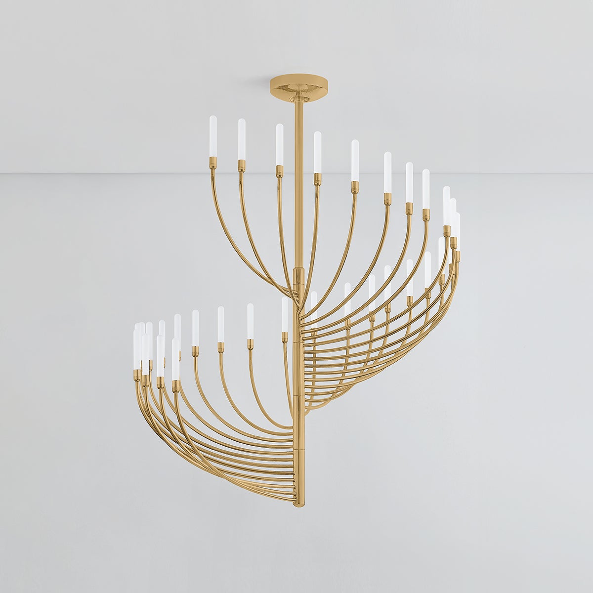 Amalthea Chandelier 42" shown from a second angle to highlight the frame, arms, and shade detail.