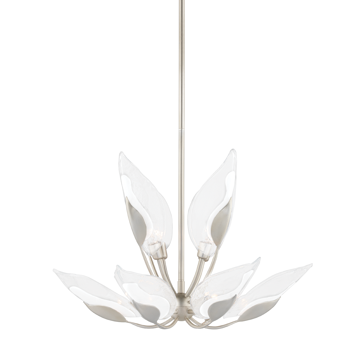 Blossom Chandelier 29" shown from a second angle to highlight the frame, arms, and shade detail.