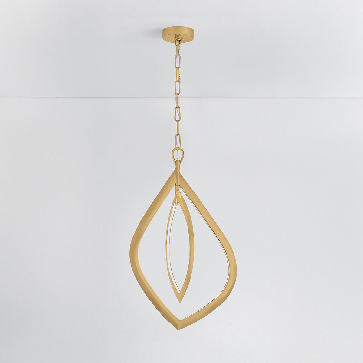 Close-up of the Arles Chandelier 19.25" showing the shade shape and metal detail.