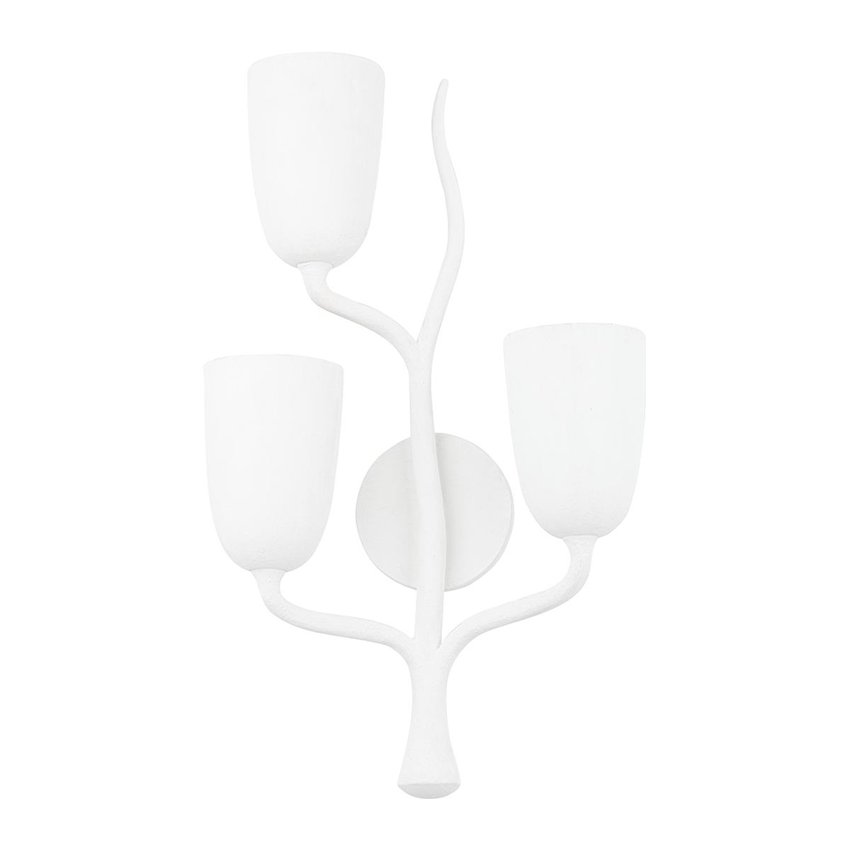 Vine Wall Sconce 14" x 23.5" shown from a second angle to highlight the arm curve and shade silhouette.