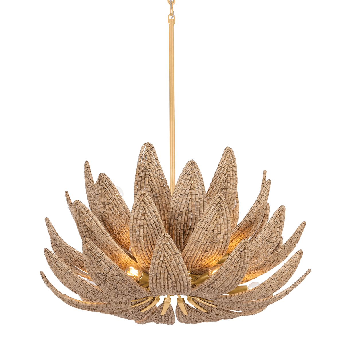Varanasi Chandelier 30" β a Corbett chandelier for dining rooms, entries, and living rooms at Laurie Yapp Home.