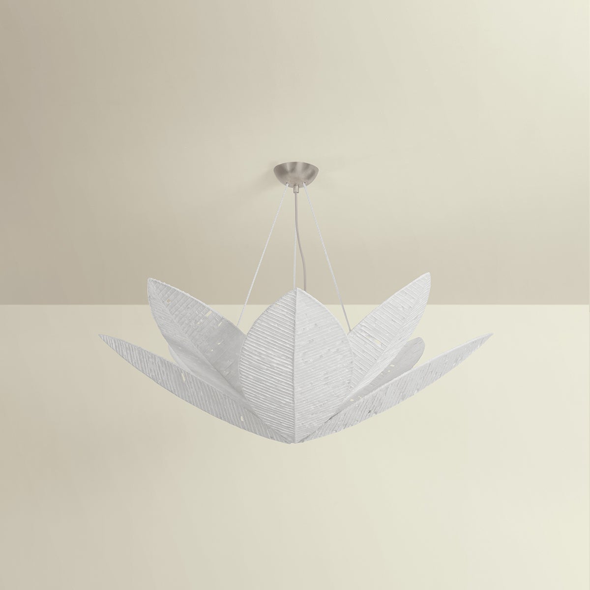 Azores Chandelier 40" shown from a second angle to highlight the frame, arms, and shade detail.