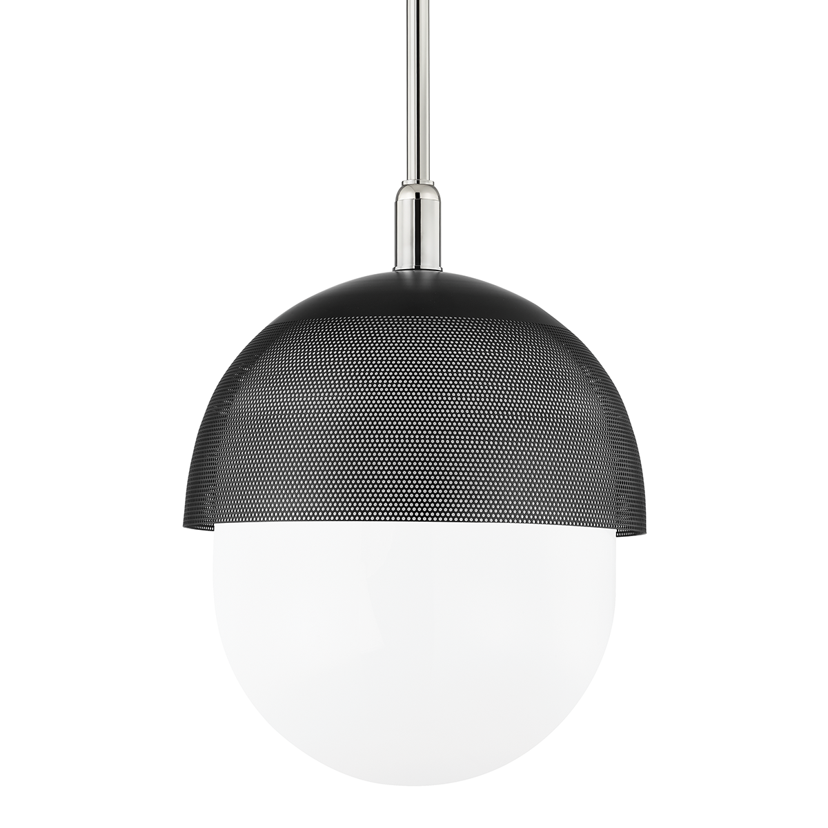 Nyack Pendant 19" in polished nickel β a Hudson Valley pendant for kitchens, entries, and dining rooms at Laurie Yapp Home.