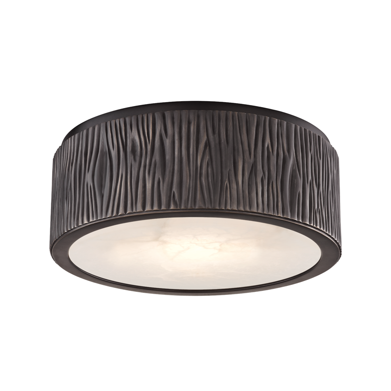 Crispin Flush Mount 9.5" in bronze β a Hudson Valley flush mount for hallways, bedrooms, and entryways at Laurie Yapp Home.