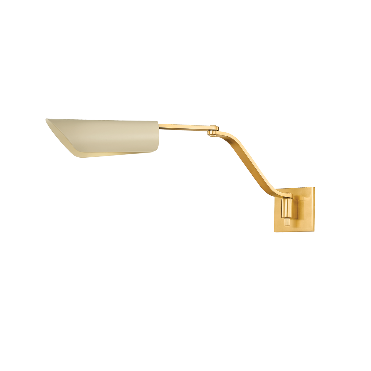 Douglaston Wall Sconce in aged brass — a Hudson Valley wall sconce for bathrooms, hallways, and living rooms at Laurie Yapp Home.