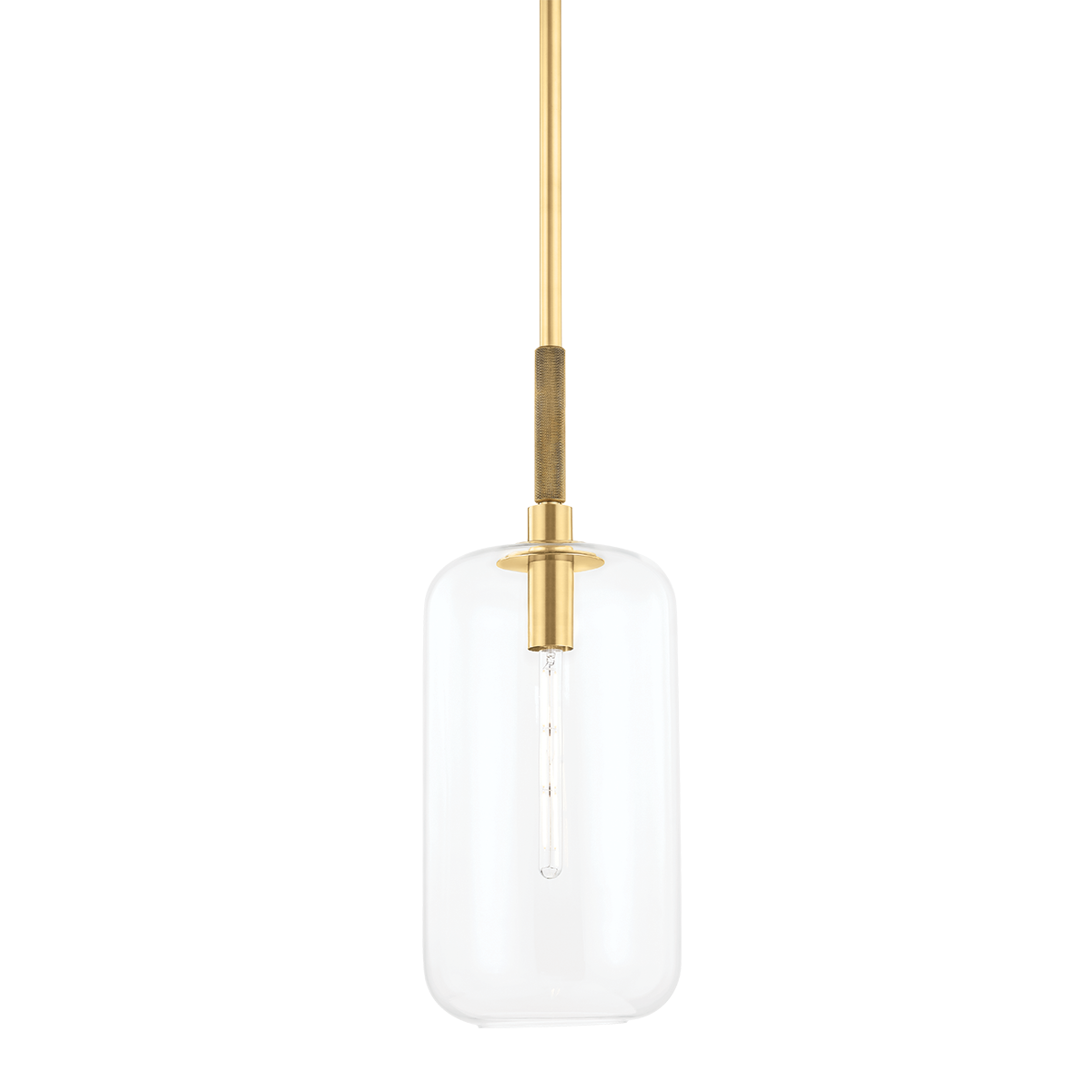 Lenox Hill Pendant 11" in aged brass β a Hudson Valley pendant for kitchens, entries, and dining rooms at Laurie Yapp Home.