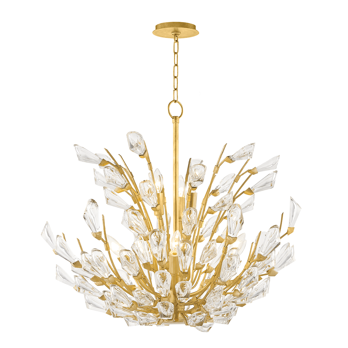Tulip Chandelier 27.75" β a Hudson Valley chandelier for dining rooms, entries, and living rooms at Laurie Yapp Home.