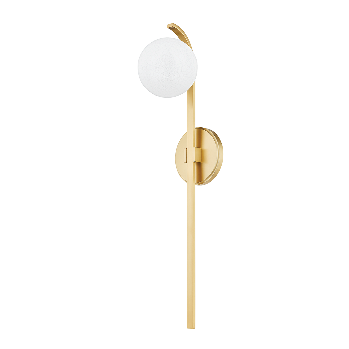 Laval Wall Sconce 4.75" in aged brass β a Hudson Valley wall sconce for bathrooms, hallways, and living rooms at Laurie Yapp Home.