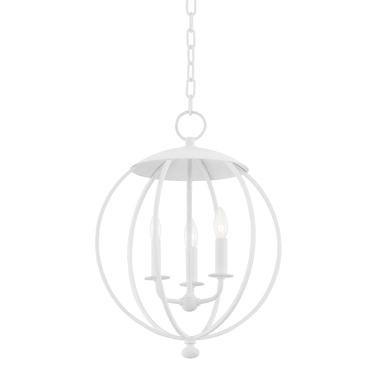Wesley Lantern 16.5" shown from a second angle to highlight the frame and glass panel detail.
