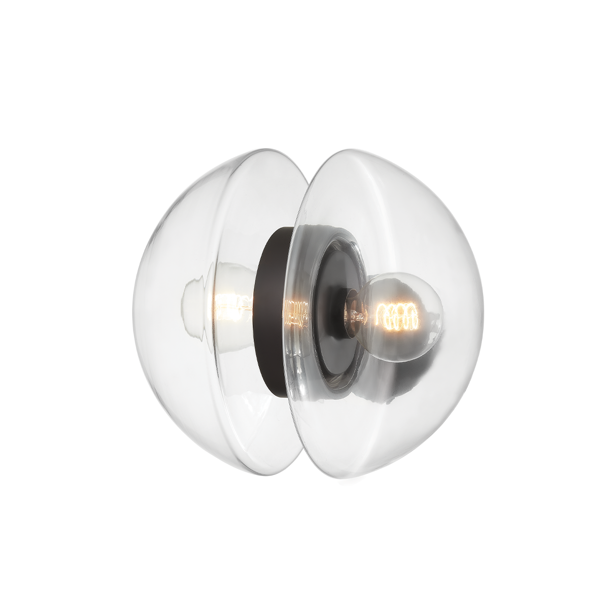 Kert Wall Sconce shown from a second angle to highlight the arm curve and shade silhouette.